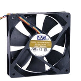 AVC DA12025B12L 4-Pin Speed Control PC Case Fan Replacement