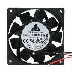 Delta PFB0824UHE 4 Line PWM Temperature Control Inverter Fan Replacement