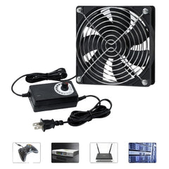 SXDOOL Computer Fan With Speed Controller AC Plug Power Cord Exhaust Fan Replacement