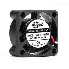 SXDOOL SXD2510B12M 2-Wire Small Computer Axial Fan Replacement