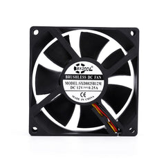 SXDOOL SXD8025B12M Dual Ball Bearing Computer Fan Replacement