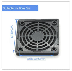 SXDOOL Three-in-One Dust Filter Screen Fan Replacement