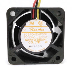 Sanyo 109P0424F301 Double Ball Frequency Converter Fan Replacement