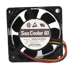 Sanyo 9A0624H4D01 3-Wire Axial Server Inverter Fan Replacement