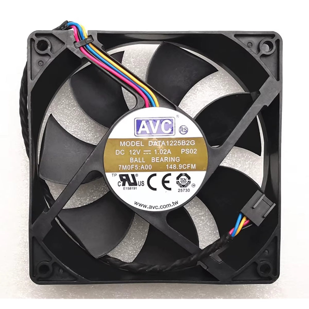 AVC DATA1225B2G 4-Wire Double Ball Server Fan Replacement