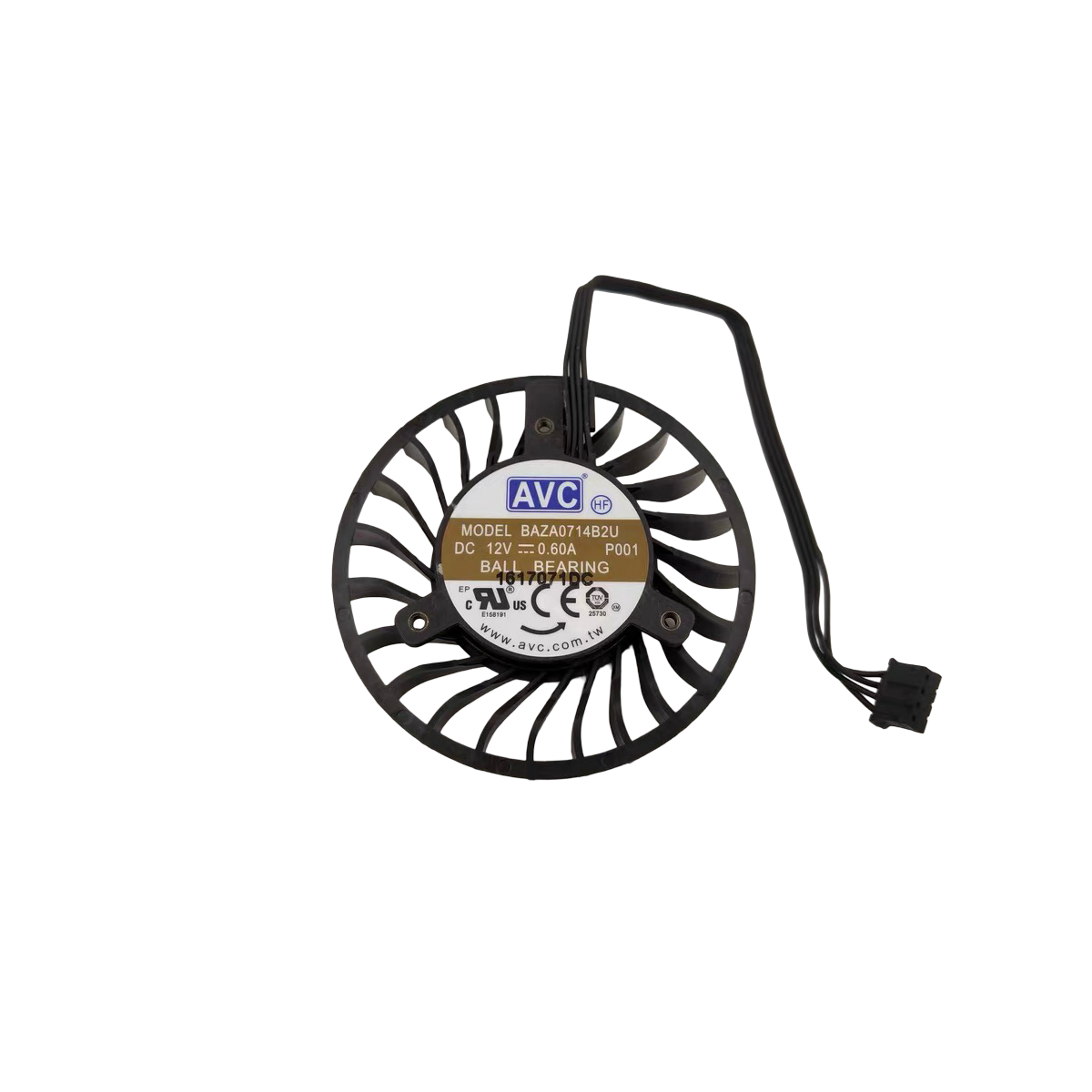 AVC BAZA0714B2U For NVIDIA Quadro P4000, M4000 Graphics Card Fan Replacement