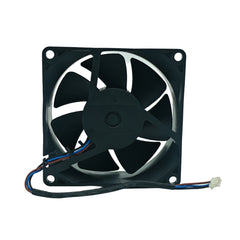 Delta AUB0712HJ-00 Replacement Cooling Fan — 80mm DC 12V 0.40A | Large Airflow | 3-Pin | Projector & Electronics