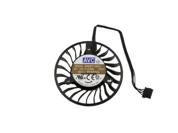 AVC BAZA0714B2U For P4000 M4000 Graphics Card Fan Replacement