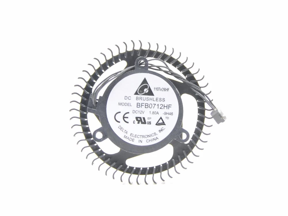 Delta BFB0712HF 4P Plug Graphics Card Fan Replacement