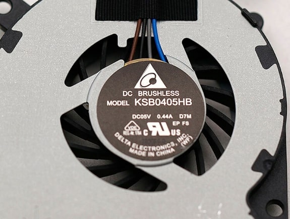 Delta KSB0405HB Laptop Computer CPU Fan Replacement