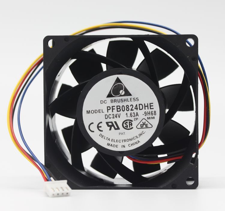Delta PFB0824DHE Four-Wire PWM Inverter Fan Replacement