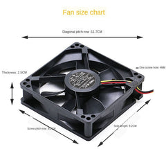 NMB 3610SB-04W-B29 Power Supply PC Server Case Fan Replacement