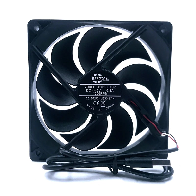 SXDOOL 12025L05R Motor Brushless USB Fan Replacement