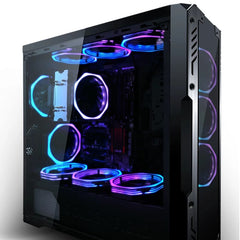 SXDOOL 8-in-1 Remote Computer Case RGB LED Fan Replacement