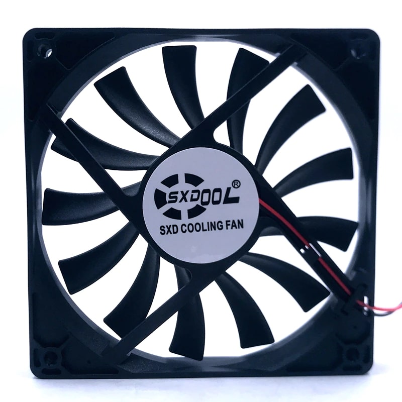 SXDOOL SXD12012S12M 2-Pin Big Airflow Small Case Fan Replacement