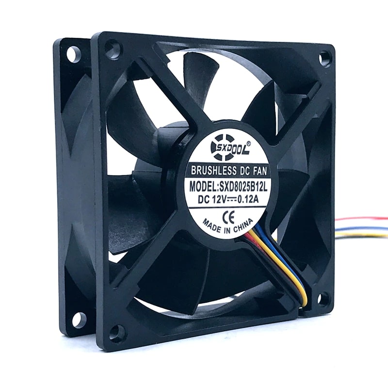 SXDOOL SXD8025B12L For Computer PC Case Server Fan Replacement