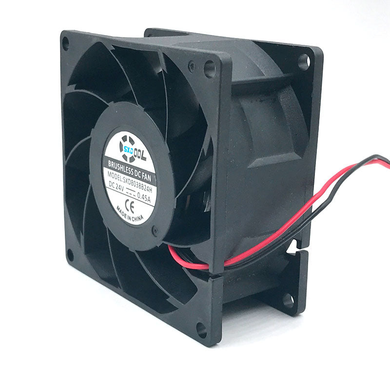 SXDOOL SXD8038B24H  Server Inverter Case Fan Replacement