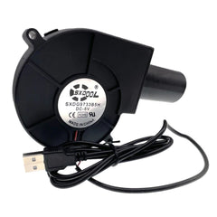 SXDOOL SXDG9733B5H USB Speed-Regulating With Small Turbine Air Collecting Duct Fan Replacement