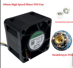 Sunon High Speed VF40281BX-D190-S9H PSU Cooling Fan Replacement